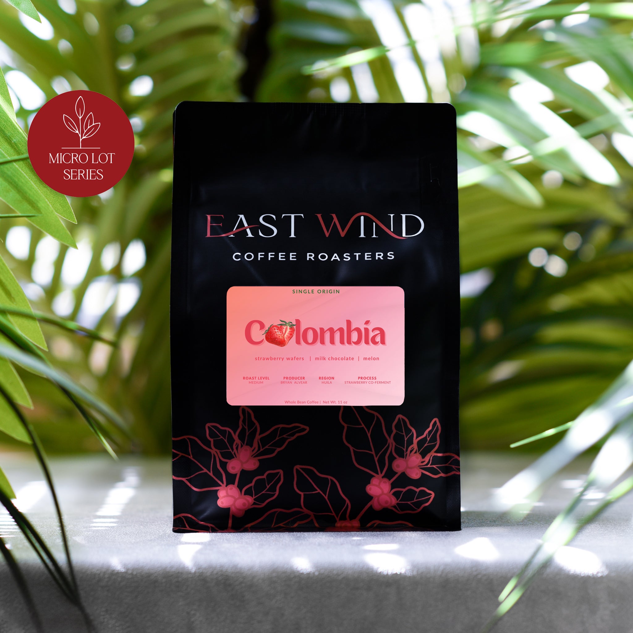 Premium Colombian Strawberry Co-Ferment Coffee – East Wind Coffee